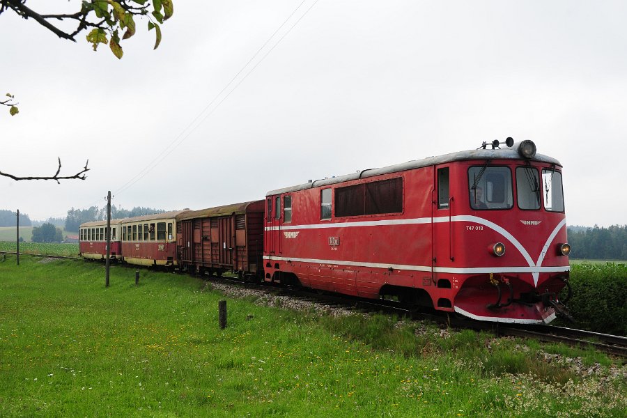 2020.07.19 JHMD T47.018 und T47.005 Jindřichův Hradec - Nová Bystřice (26)